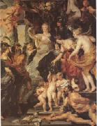 Peter Paul Rubens The Happiness of the Regency (mk05) oil painting on canvas